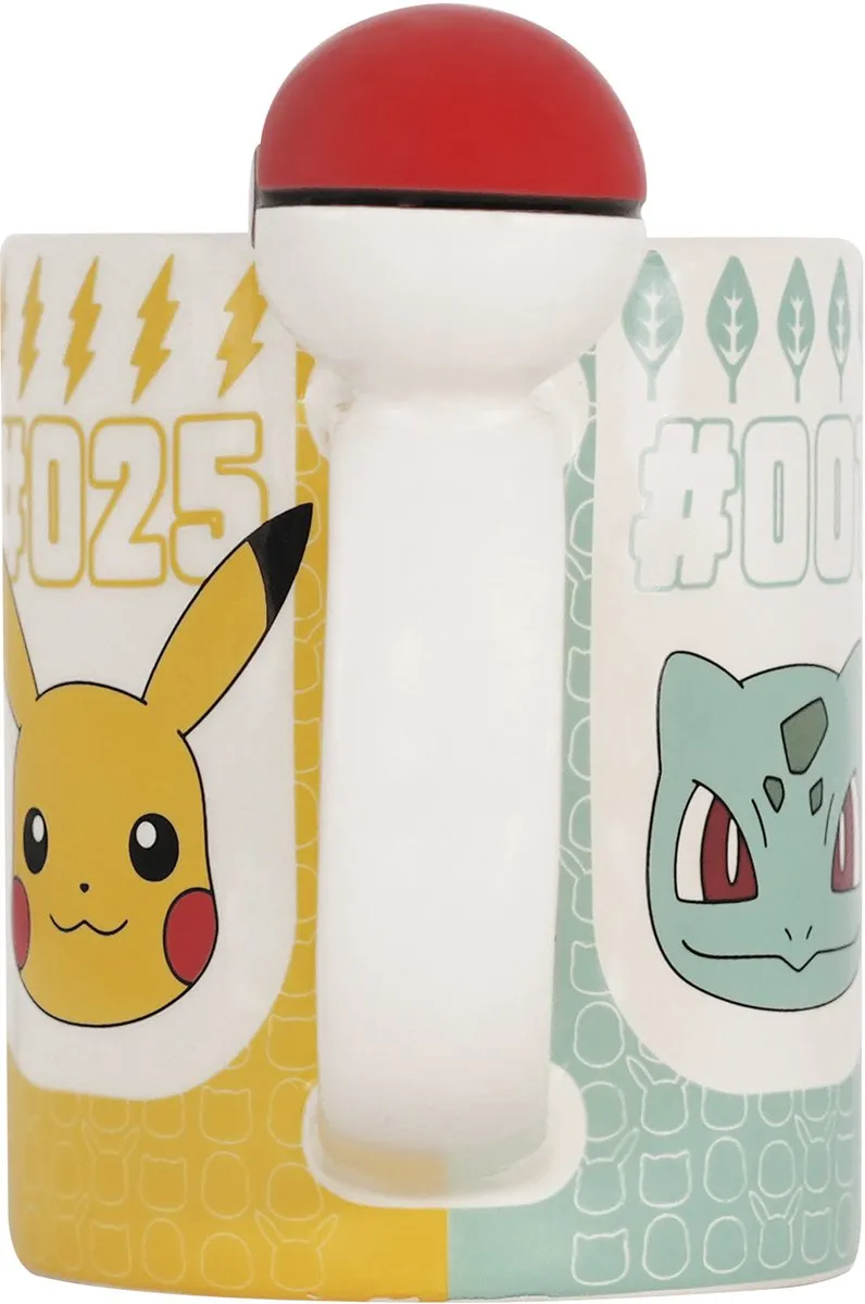 Pokémon Pokeball 3D Mok - Multicolor