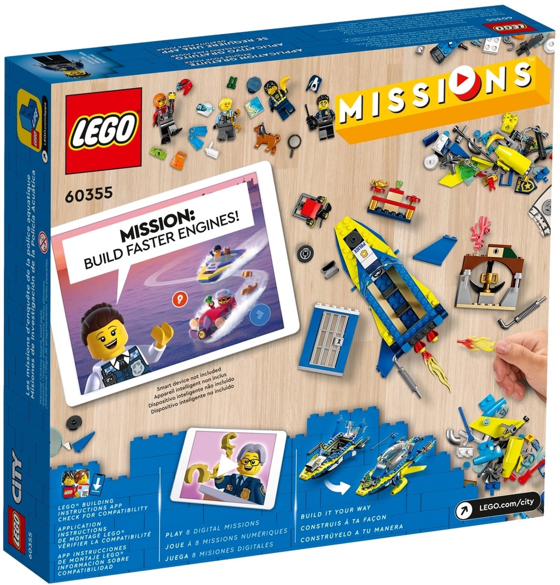 LEGO City Missies Waterpolitie recherchemissies - 60355