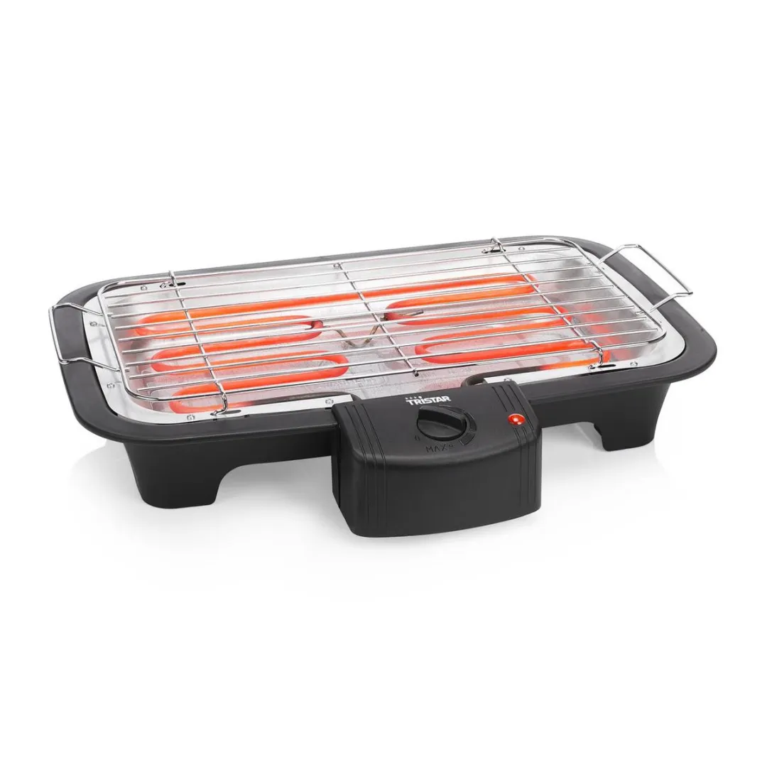 Tristar BQ-2883 Elektrische BBQ - 2000W - 6 Burgers - Zwart