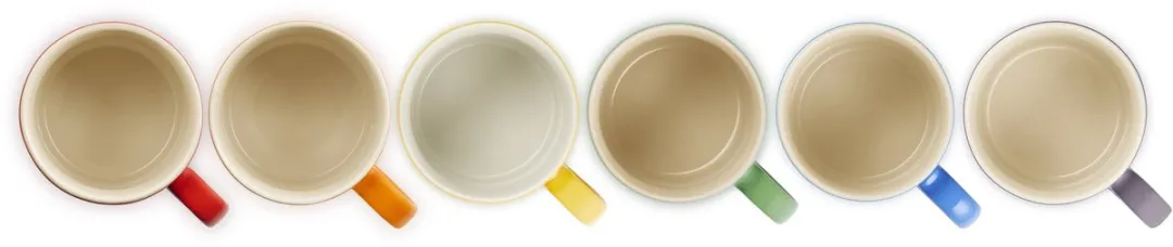 Le Creuset Vancouver Mokken 350ml - Regenboog - 6 Stuks
