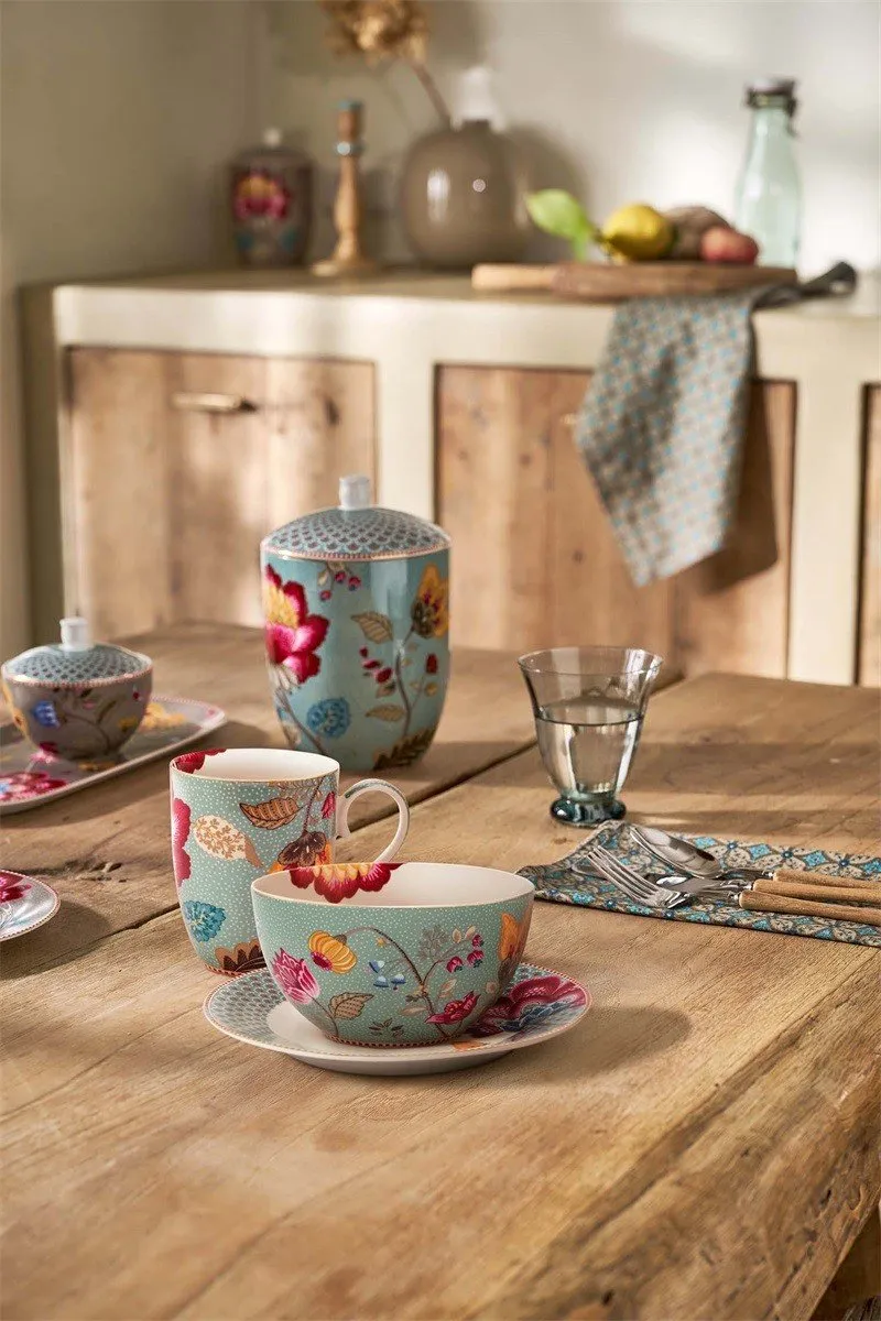 Pip Studio Blooming Tales Ontbijtset 3-delig - Porselein - 51.020.219