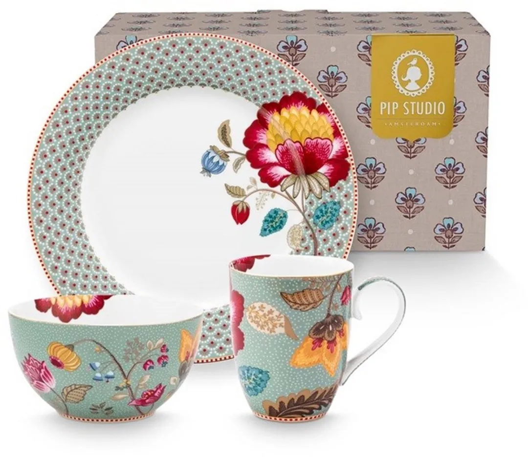 Pip Studio Blooming Tales Ontbijtset 3-delig