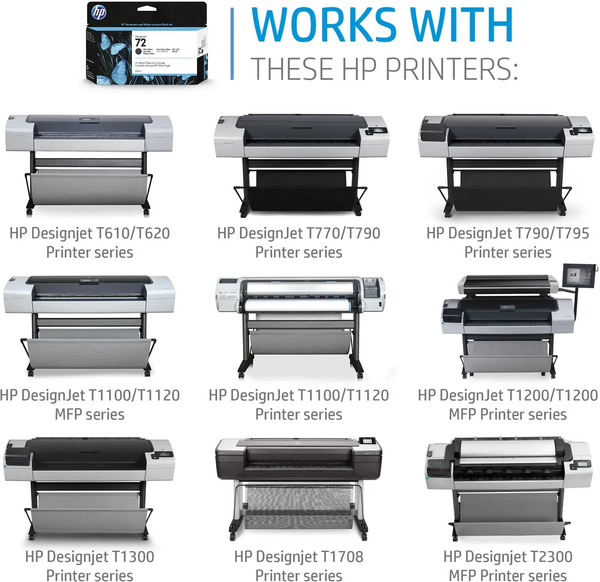HP 72 C9371A Inktcartridge - Cyaan