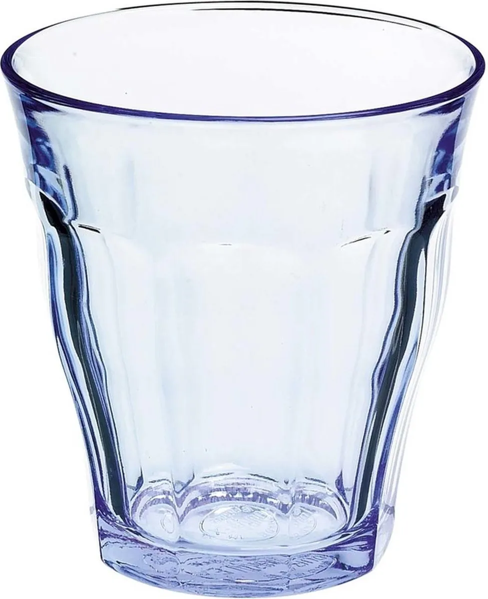 Duralex Picardie Drinkglazen - 6 Stuks - Blauw - 220ml