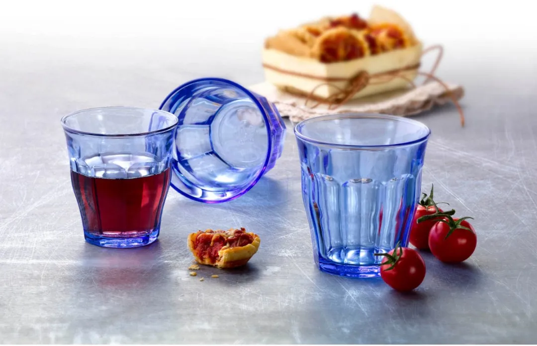 Duralex Picardie Drinkglazen - 6 Stuks - Blauw - 220ml