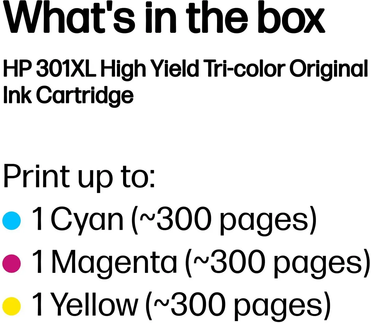 HP 301XL CH564EE Inktcartridge - 330 pagina's - Kleur