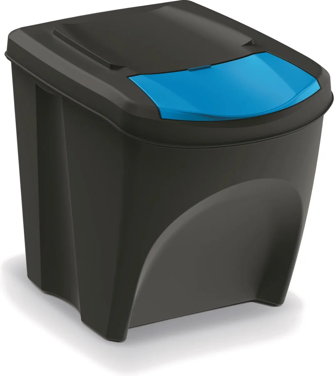 Prosperplast Kaden Prullenbakset 4x25L - Zwart