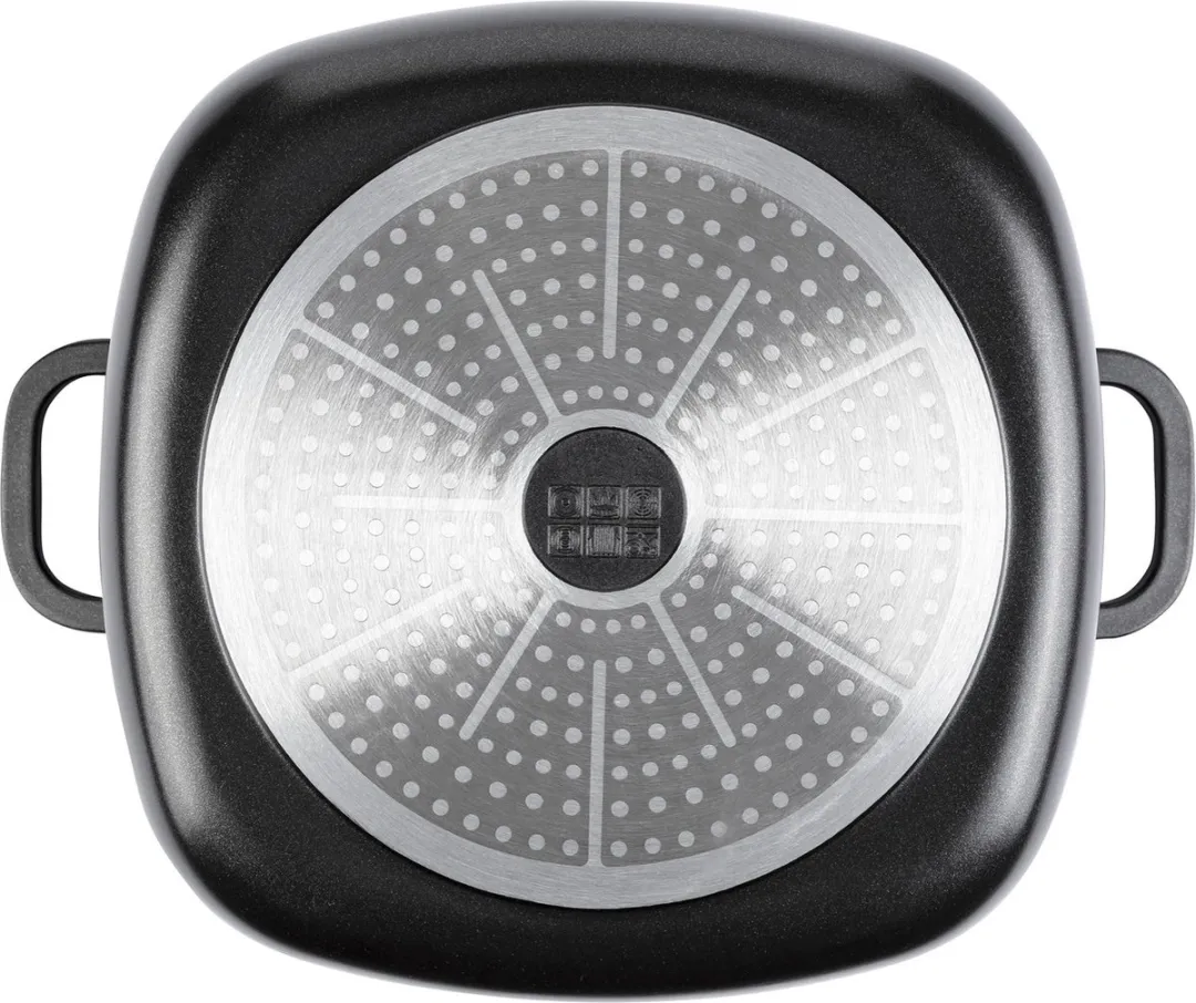 SILVERCREST Ernesto Aluminium Braadpan 7,5L - Zwart