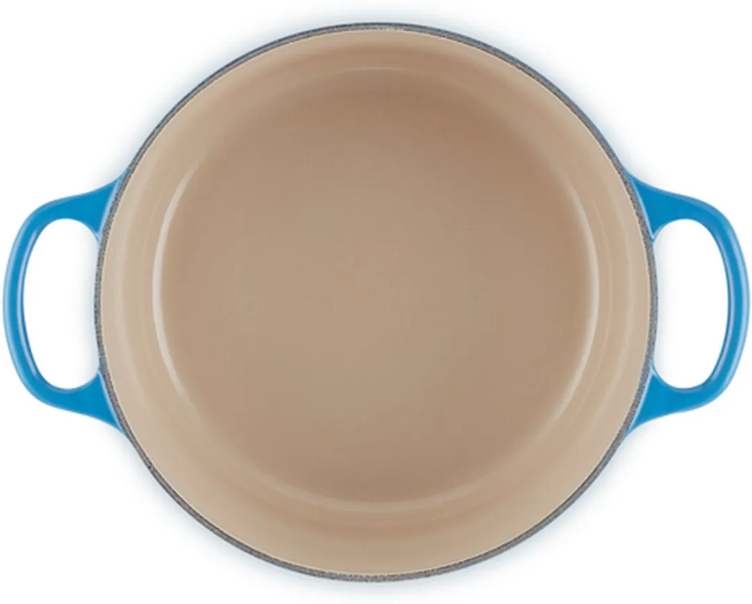 Le Creuset Braadpan Signature Azure 22cm - 3,3L