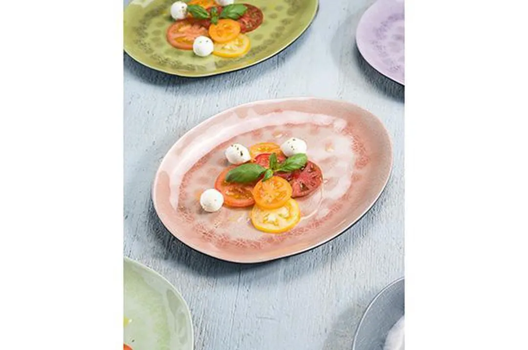 Cosy&Trendy Streetfood Go! Melamine Bord 27,5x23cm - 6 Stuks - Multi