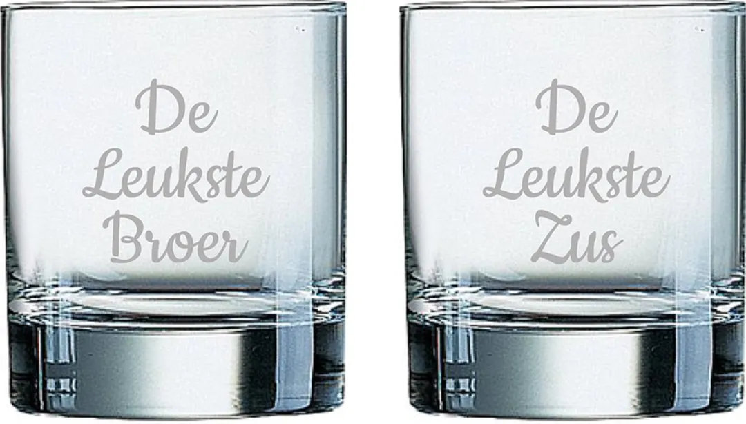 Arcoroc Gegraveerd Whiskeyglas 20cl