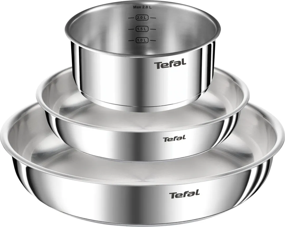 Tefal Ingenio Emotion L896S453 Pannenset - 4-delig - Zilver