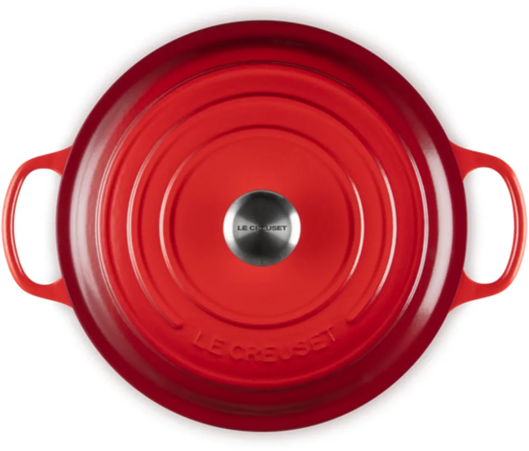 Le Creuset Lage Braad-/Stoofpan 6,2L - 30cm Kersenrood