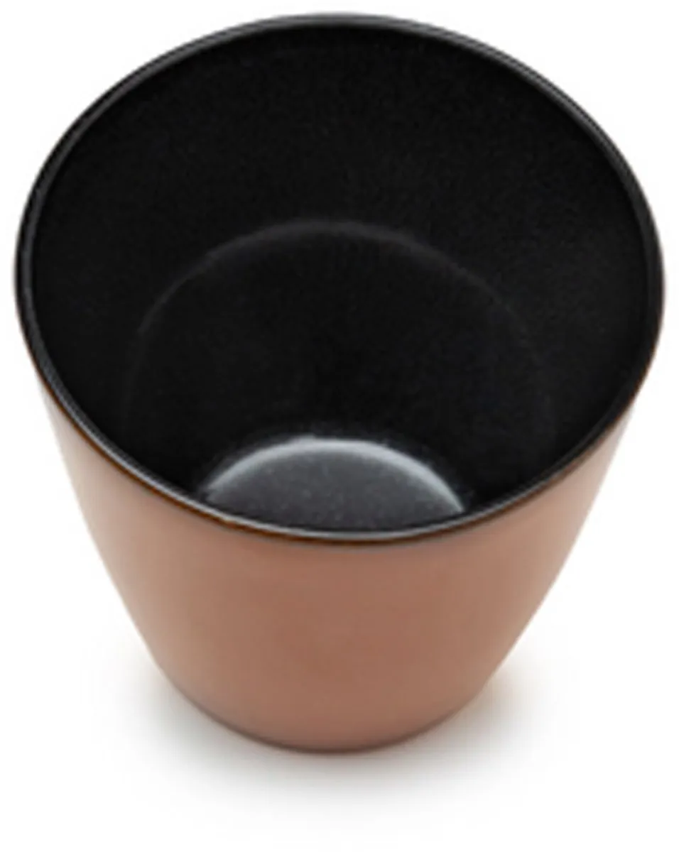 Serax Terres de Rêves Bekers Conisch S - Ø7cm - Rust/Dark Blue - 8 Stuks
