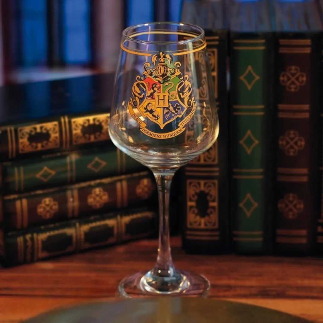 Harry Potter Hogwarts Crest Unisex Wijnglas