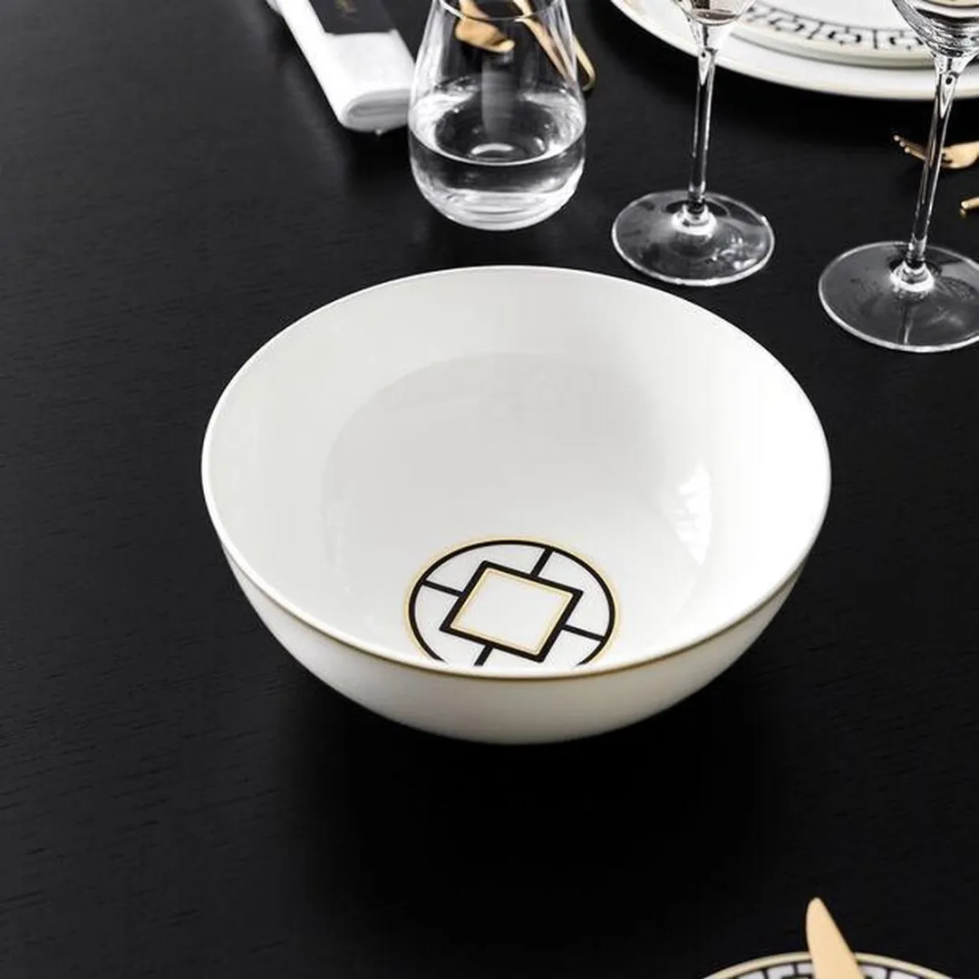 Villeroy & Boch MetroChic Slaschaal 23cm - Goud/Zwart