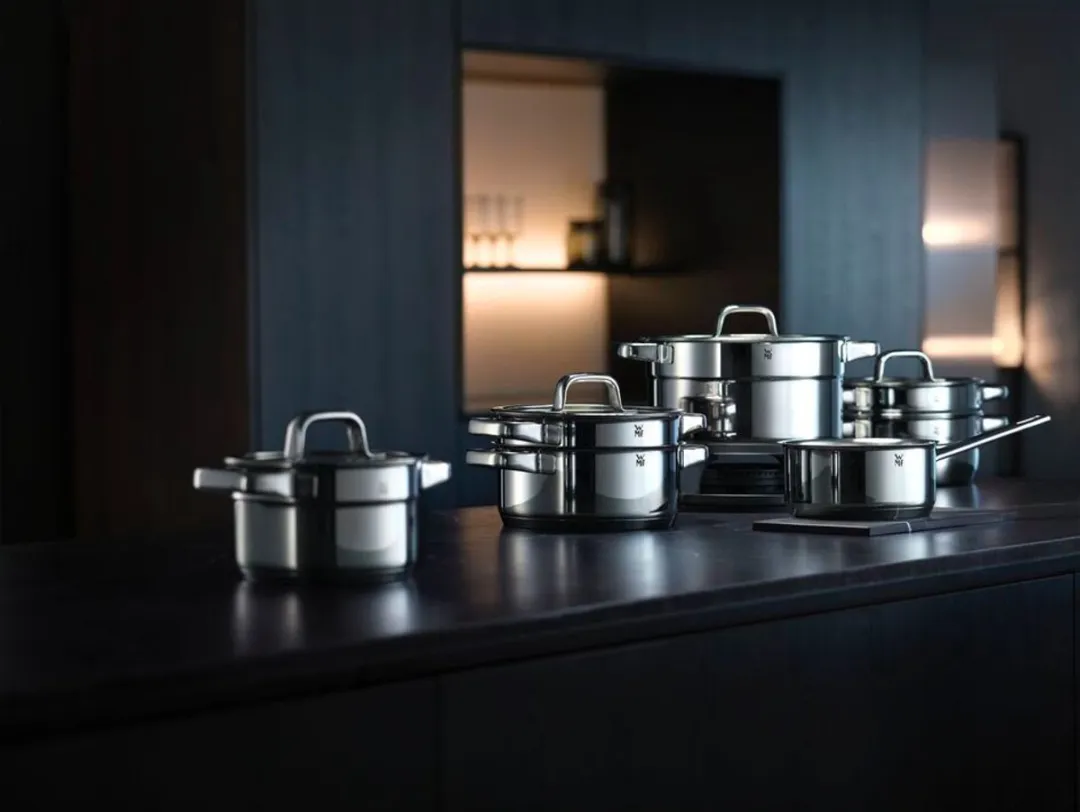 WMF Compact Cuisine Pannenset 9-delig - Zilver