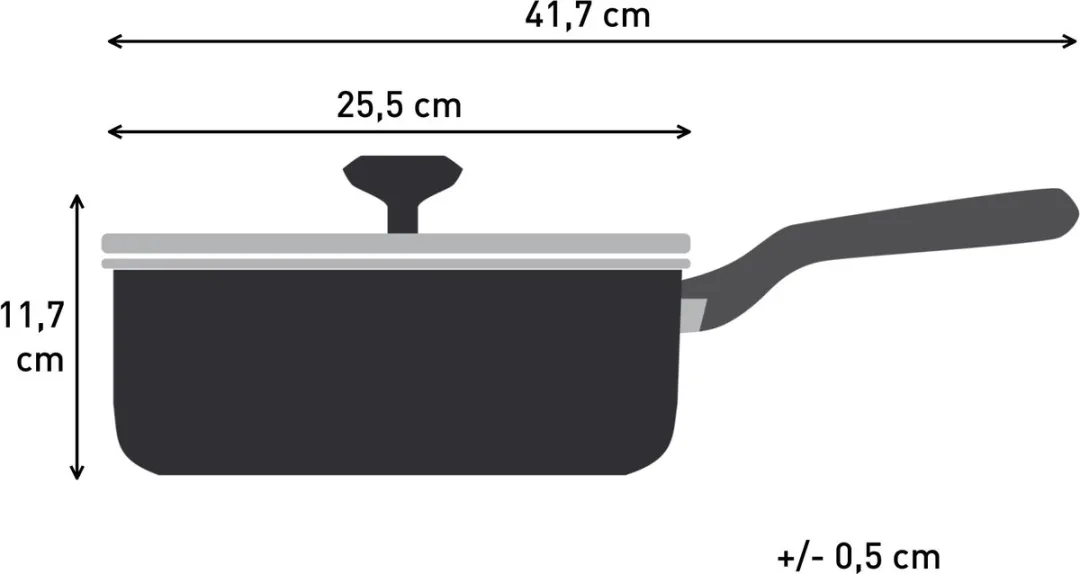 Tefal Ultimate Hapjespan Ø24cm - Inductie - Zwart