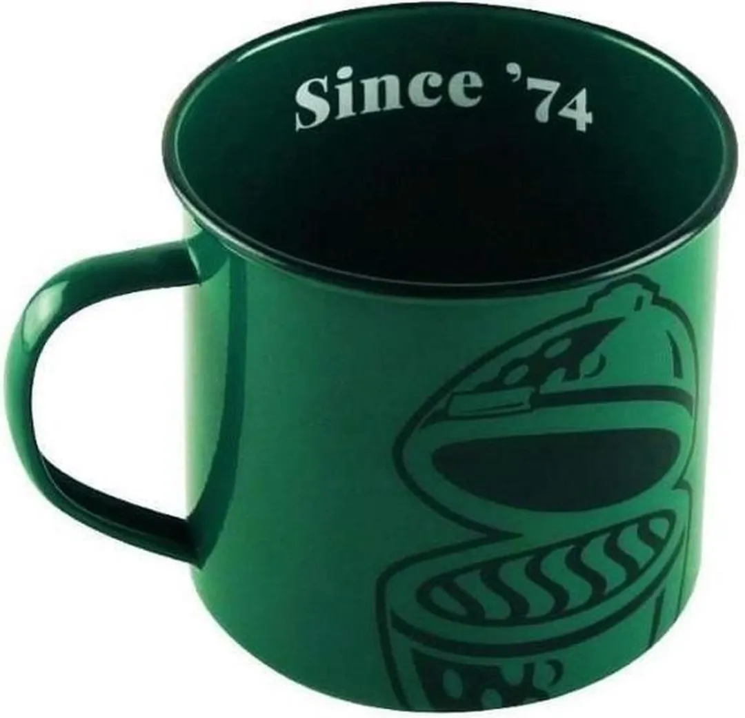 Big Green Egg Mok Geëmailleerd 300ml - Groen