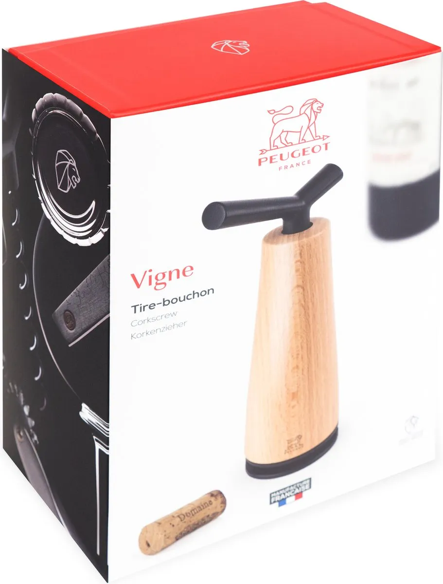 Peugeot Vigne Kurkentrekker 18cm - Transparant