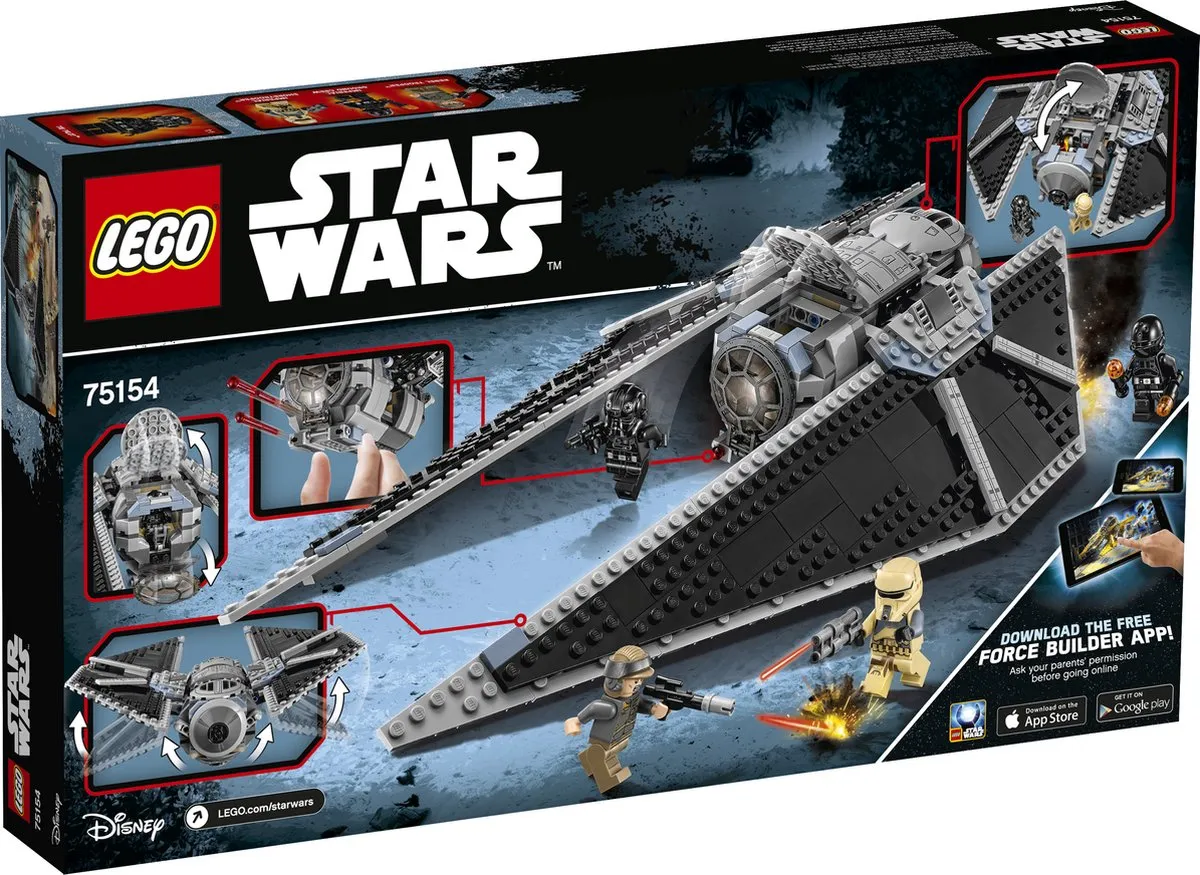 LEGO Star Wars TIE Striker 75154 - 543 Onderdelen