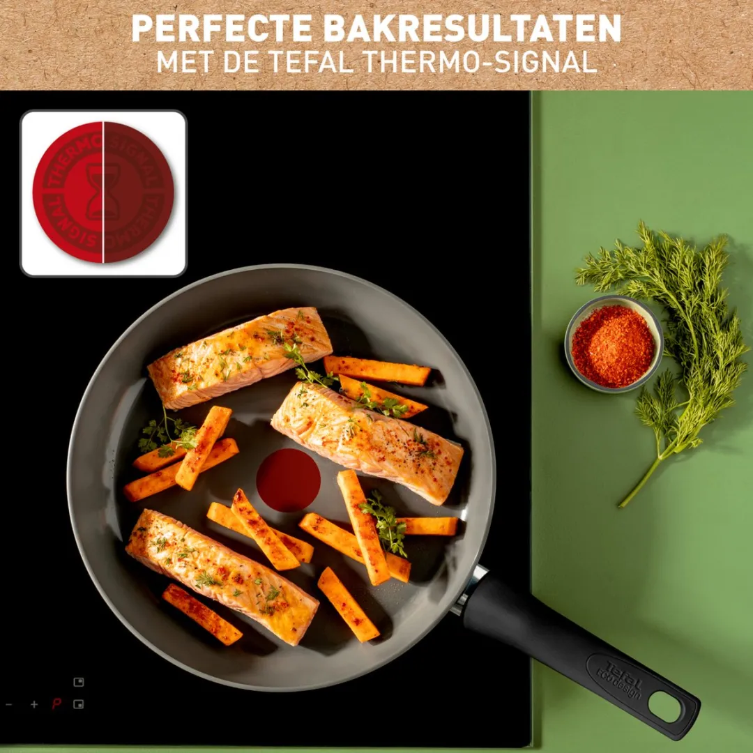 Tefal Re-invent Keramische Koekenpan 24cm C4280423 - Grijs - afbeelding 6 van 6