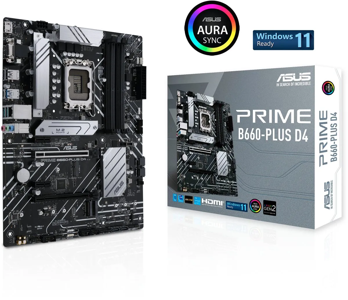 ASUS PRIME B660-PLUS D4 Moederbord - 4x DDR4