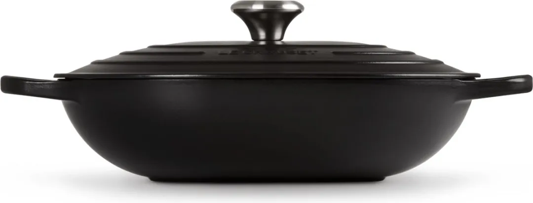 Le Creuset Braadpan Oblong Signature 3.4L - Zwart