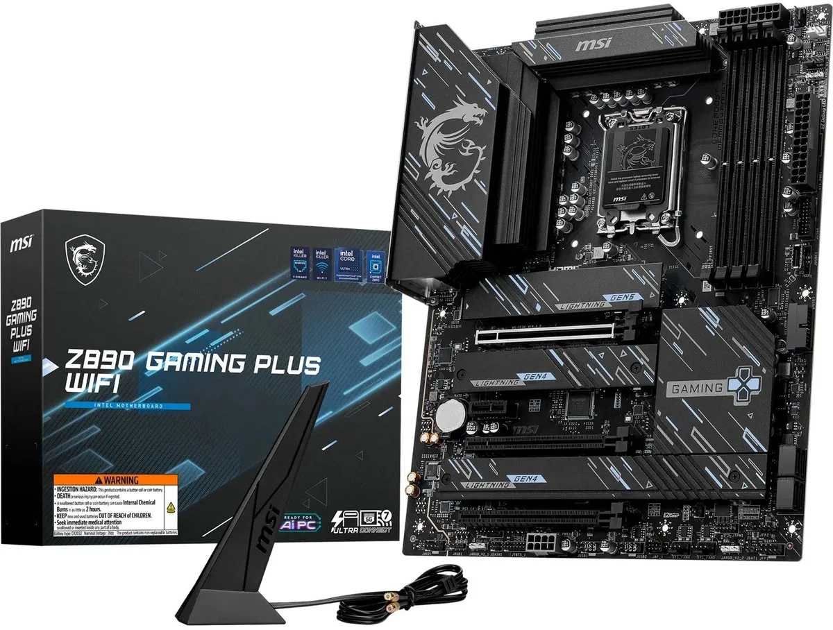 MSI Z890 Gaming Wifi Moederbord - ATX - DDR5 - Wi-Fi 7