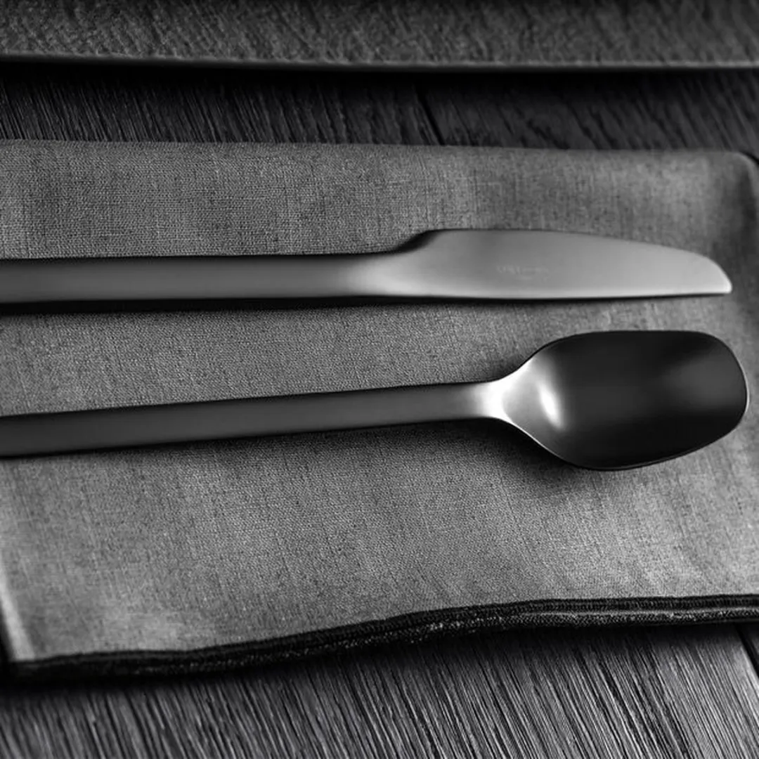 Villeroy & Boch Manufacture Rock Bestekset - 16-delig Zwart