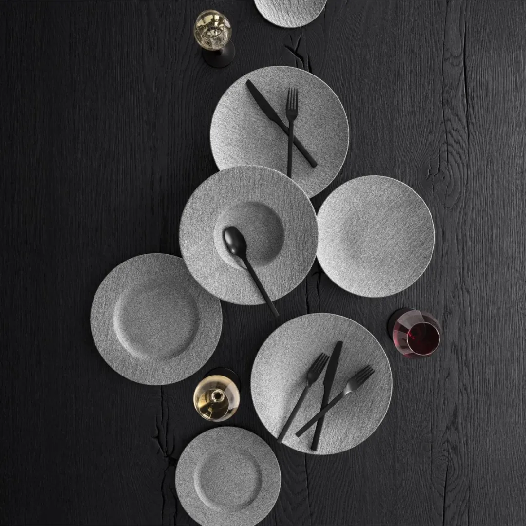 Villeroy & Boch Manufacture Rock Bestekset - 16-delig Zwart