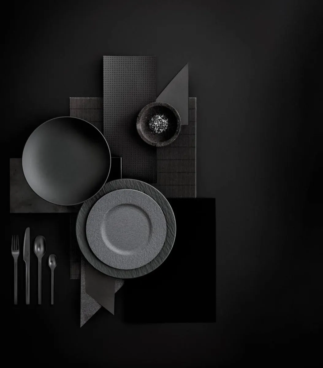 Villeroy & Boch Manufacture Rock Bestekset - 16-delig Zwart - afbeelding 6 van 6