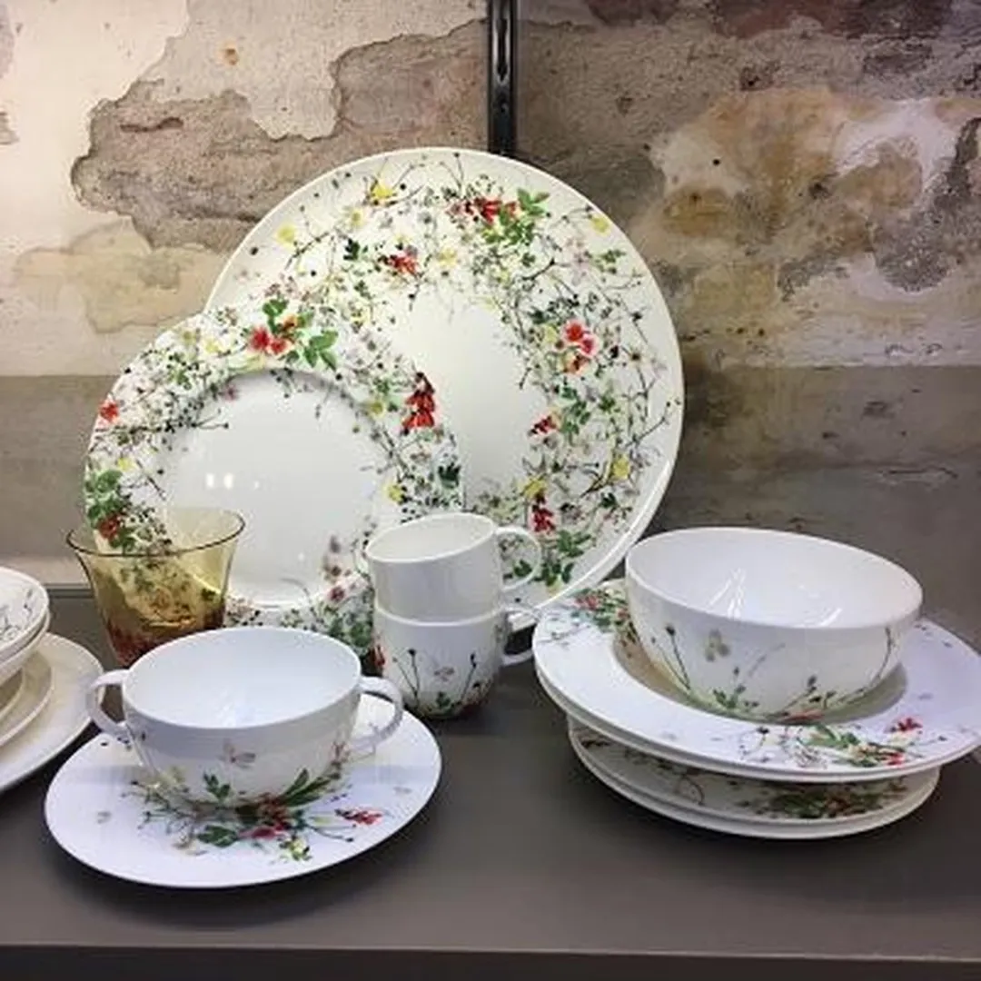 Rosenthal Brillance Fleurs Sauvages Mok 340ml - Wit