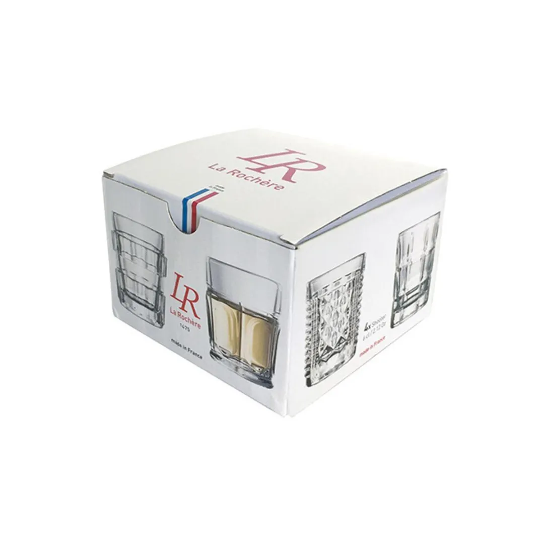 La Rochère Borrelglas 6cl - Set van 4