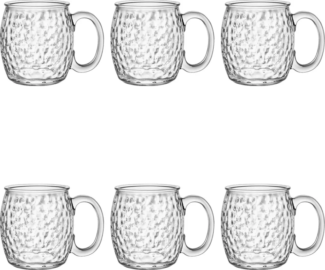Bormioli Rocco Bartender Moscow Mule Glazen - 6 Stuks