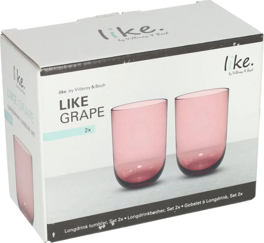 Villeroy & Boch Like Grape Longdrinkglazen 2 Stuks - Paars