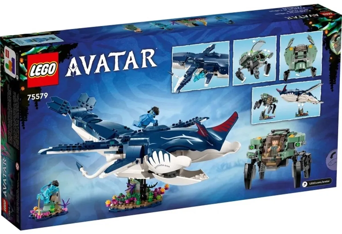 LEGO Avatar Payakan the Tulkun & Crab Suit 75579 Bouwset - Meerkleurig