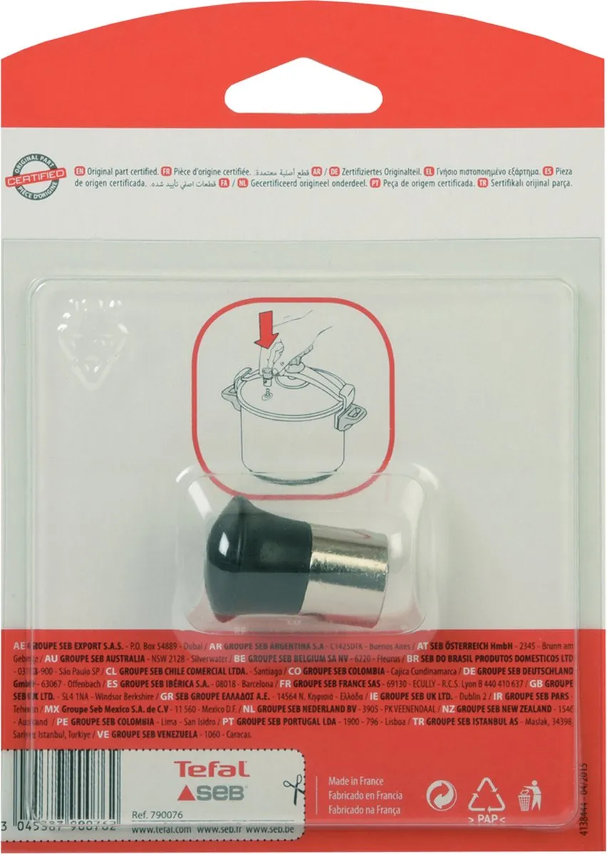 Tefal Stoomventiel 790076 - Kleurenmix