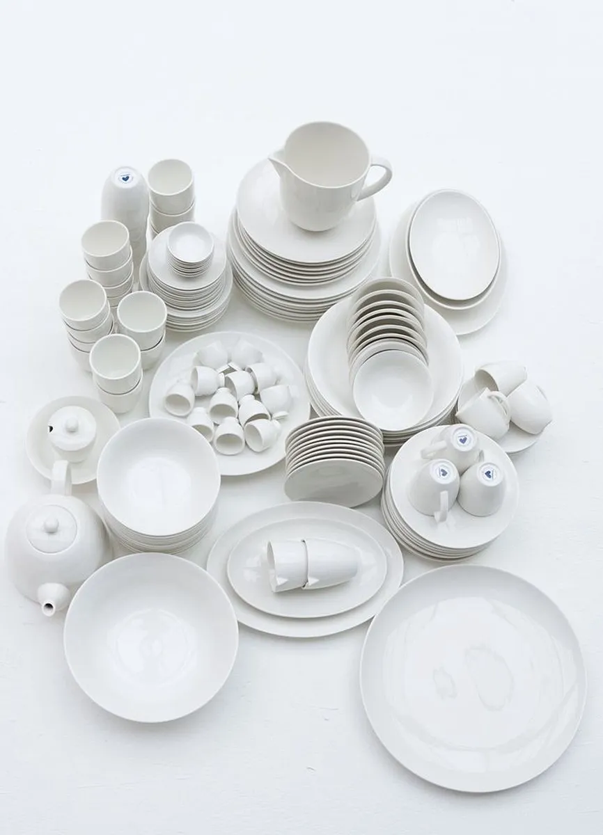 vtwonen Basic Mokken Set 6 Stuks - 275ml Wit Porselein