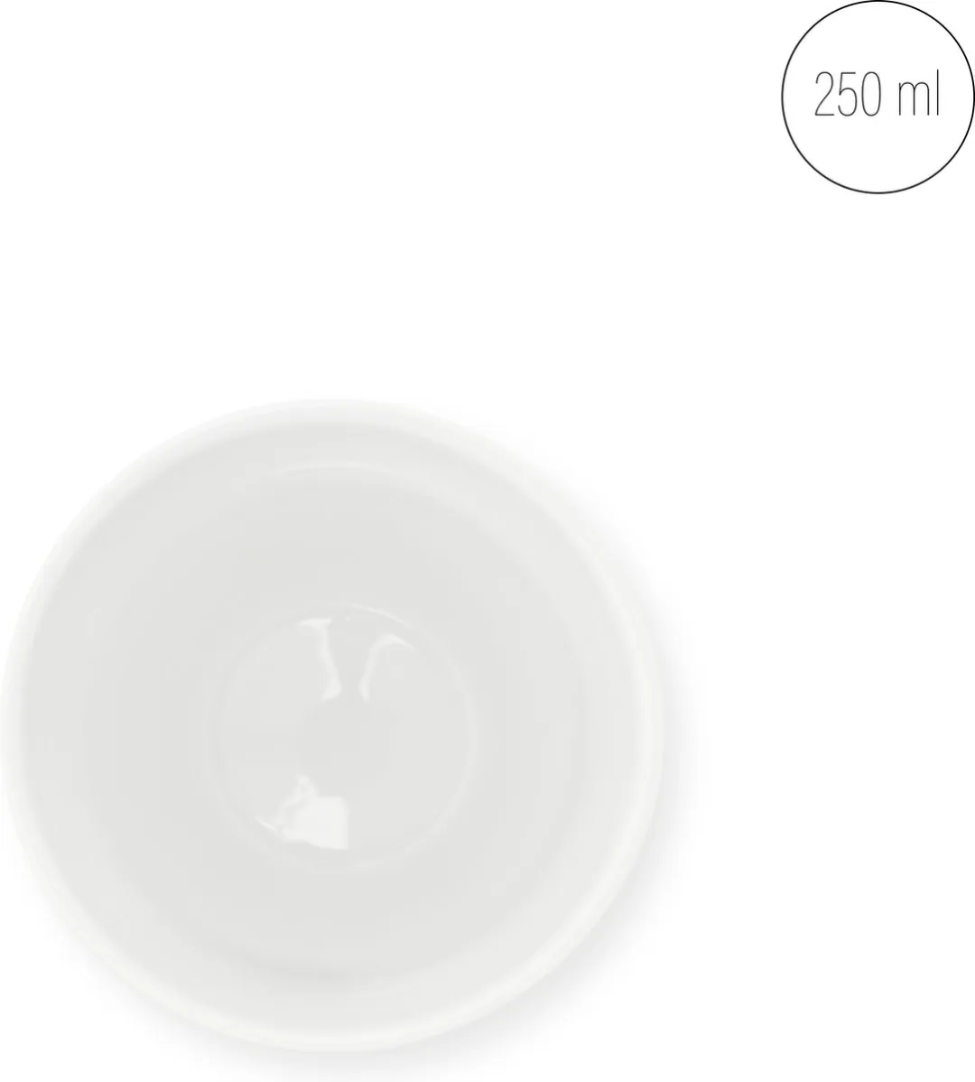 vtwonen Basic Mokken Set 6 Stuks - 275ml Wit Porselein