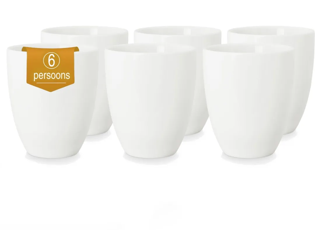 vtwonen Basic Mokken Set 6 Stuks