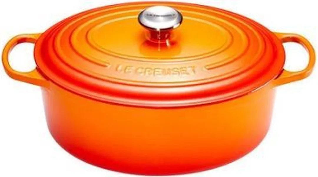 Le Creuset Ovale Braad-/Stoofpan 13,9L - 40cm - Oranjerood