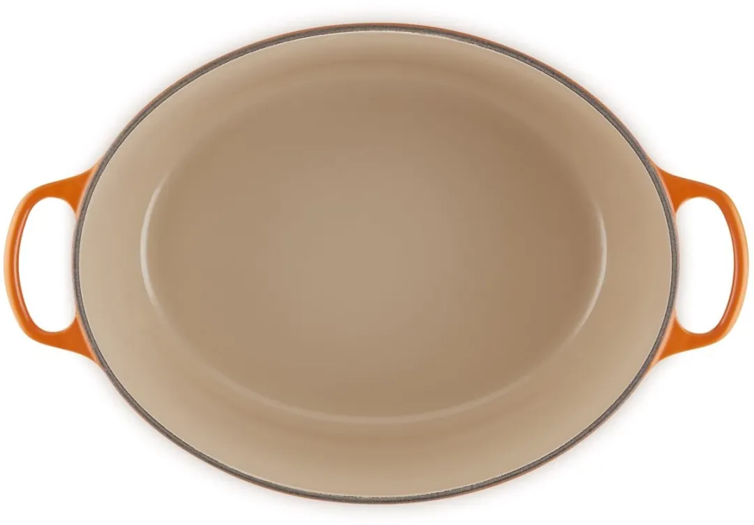 Le Creuset Ovale Braad-/Stoofpan 13,9L - 40cm - Oranjerood