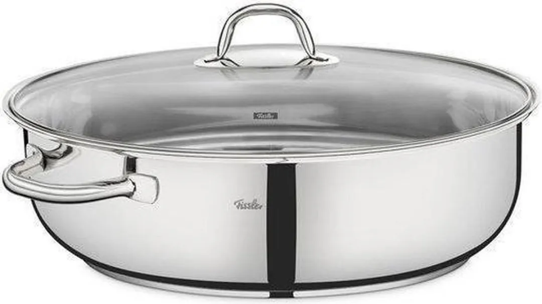 Fissler Special Braadpan 38cm - Edelstaal - 2 Stuks