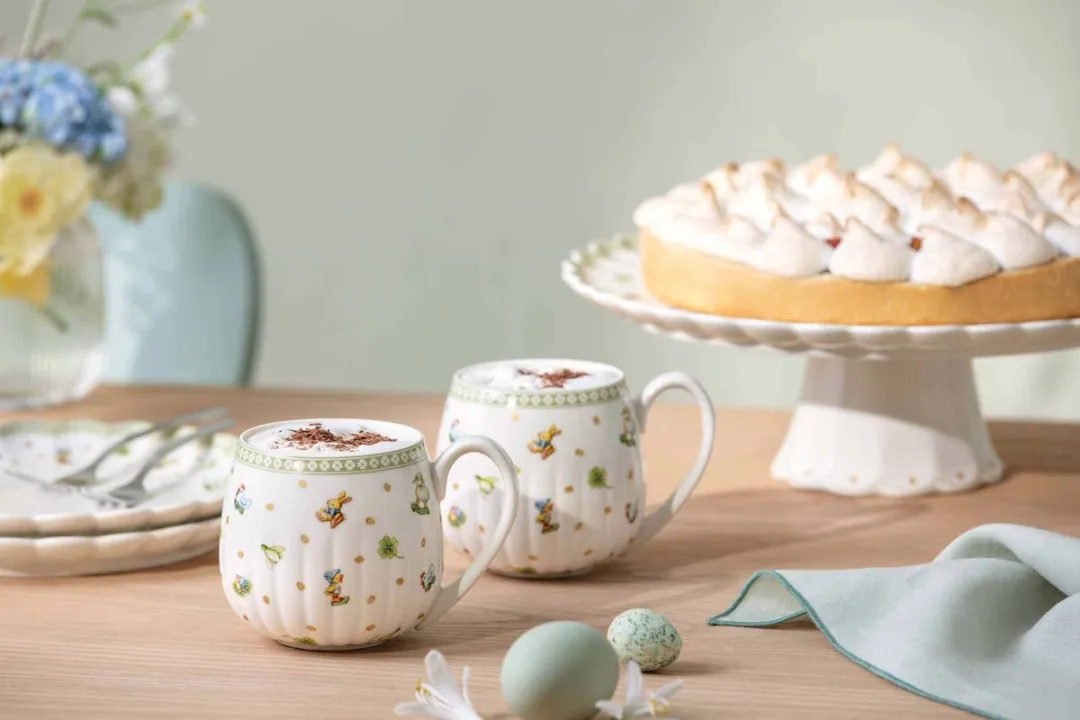 Villeroy & Boch Henkelbecher Easter Delight 350ml - 2 Stuks - Groen