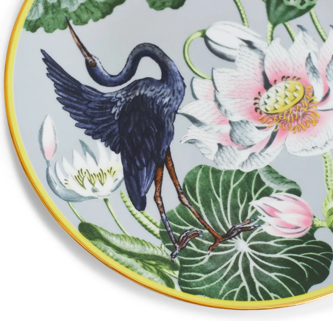 Wedgwood Wonderlust Dessertbord 20cm Waterlily - Meerdere kleuren