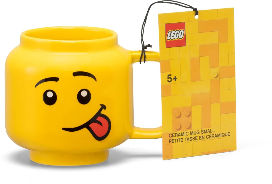 LEGO Keramische Mok Hoofd Silly 255ml - Geel