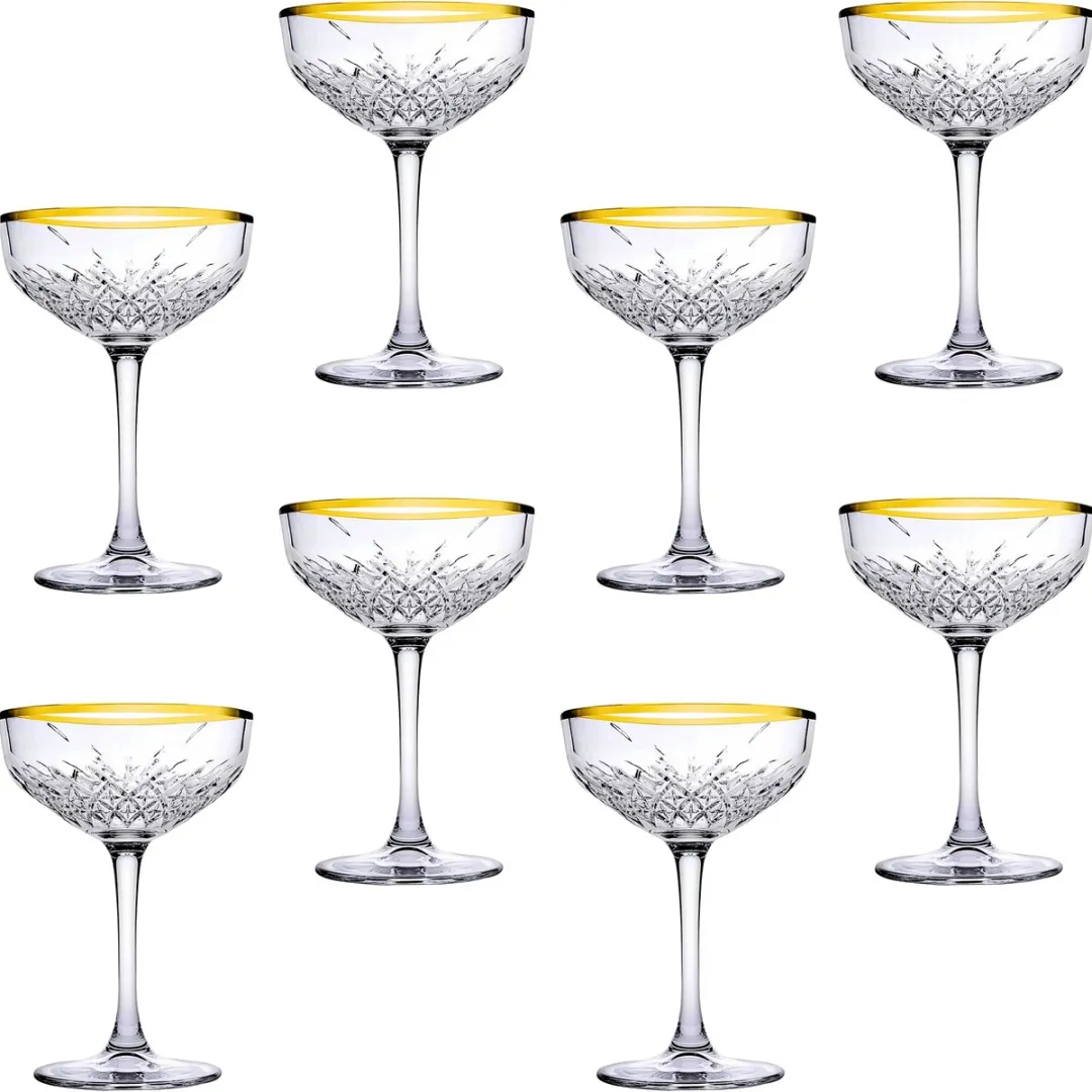 Pasabahce Timeless Champagnecoupe Glazen 8 Stuks