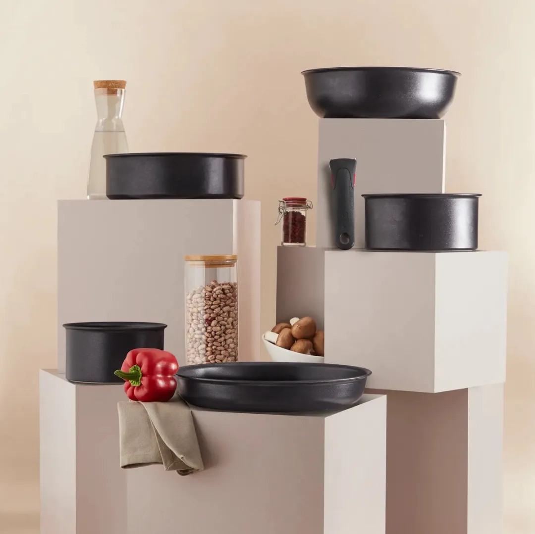 Tefal Ingenio Eco Resist Koekenpan 28cm - Inductie - Zwart