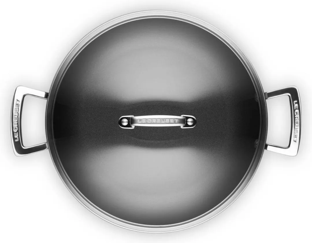 Le Creuset Les Forgées Hapjespan 28cm - Zwart